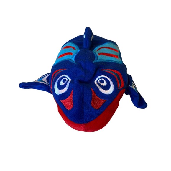 HAND PUPPET Streamer the Salmon by Artist Eric Parnell Haida Beautiful - Picture 5 of 10